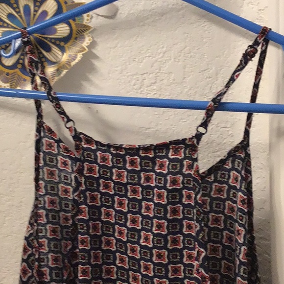 ❗3/$7 or 5/$11 NWT! Womens Navy,and Red Peplum TOP - Picture 5 of 6